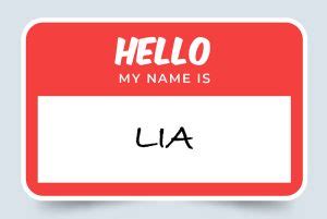 vorname lia|Lia Name Meaning: Origins and Significance